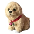 thumbnail image 2 of Modelo de Perro de Simulación, Juguete para Mascotas Presente, Regalos de San Valentín para Niños, Modelo de Mascotas, Adorno para Dormitorio, Sofá, R Marrón claro, 2 of 10