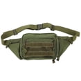 thumbnail image 1 of Riñonera con bolsillos para colgar en la cintura al aire libre con correa ajustable para el hombro para pescar, andar en bicicleta, acampar, verde YUNYI BRAND  Deportes, 1 of 8