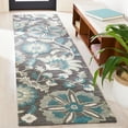 thumbnail image 4 of SAFAVIEH Blossom Riley Floral Area Rug, Grey/Blue, 3' x 5', 4 of 7
