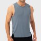 thumbnail image 1 of pstuiky Camisetas sin mangas para hombre, Pantalones cortos deportivos y de fitness de cuello redondo de color liso para hombre. Camisas de hombre m, 1 of 6