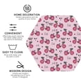 thumbnail image 4 of Pofeuu Bike with Donut Wheels Print Leather Coasters Set of 6, Round Cups Mugs Mat Pad for Home Kitchen Heat Resistant Drink Coasters,Hexagon, 4 of 7