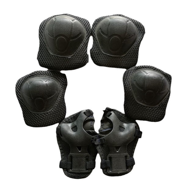 Casco y equipo de protección infantil - 7 piezas con rodilleras, coderas y muñequeras para skate, ciclismo y patinaje sobre ruedas