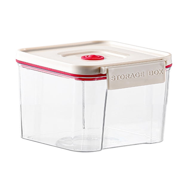 SLYNSHome Airtight Food Storage Containers with Lids for Kitchen,Clear Plastic Cereal Containers with Easy Lock Lids for Snacks,Pasta,Snack,Coffee,Sugar - 2.75 inch