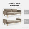thumbnail image 3 of Mopio Foam Wood Indoor Futon Chair, 3 of 11