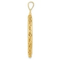 thumbnail image 3 of FJC Finejewelers 14 kt Yellow Gold Rope 30.0mm x 3.00mm Screw Top Coin Bezel Pendant, 3 of 6