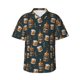 thumbnail image 1 of Balery Cigar Camisas hawaianas de manga corta para hombre, camisas playeras de corte holgado, camisas de vacaciones con botones,X-Large, 1 of 7