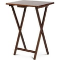 thumbnail image 4 of LLToo 2-Pack Folding TV Tray & Table, Multifunctional Foldable Set for Eating, Honey Oak, 4 of 6
