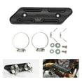 thumbnail image 3 of koolsoo Motorcycle 25-51mm Exhaust Muffler Heat Guard Protection Black, 3 of 9