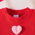 thumbnail image 4 of mgoYE Baby Girl Clothes 6-9 Months Toddler Baby Girl Clothes Summer Linen Outfit Bows Ruffle Vest Shirts + Ruffled Short Set 12 18 24 Month 2T 3T(Red,2-3 Years), 4 of 8