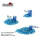 thumbnail image 3 of Fire Glass Stanbroil Diamonds con brillo azul caribeño, 4,5 kg, 3 of 6