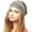 ^Grey, variant on GILIGEGE Headbands for Women Stretchy Non Slip Soft Cotton Cloth Hair Bands for Sports, Workout, Yoga and Running Women Solid Color Headband Elastic Head Wrap Headband Black One Size