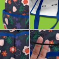 thumbnail image 5 of Garden Tool Bag,Pioneer Flower Floral Print Pattern Garden Tool Organizer,Garden Gifts,Waterproof Multi-Pocket Garden Tool Storage 11.8x5.5x11.4 Inch(Tools NOT Included), 5 of 6