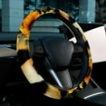 thumbnail image 6 of Panda Sunflower 14.5 Inch Printing PVC Leather Auto Accessories Steering Wheel Covers Car Wheel Covers Steering Wheel Cover, 6 of 6