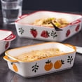 thumbnail image 4 of Home Ceramic Baking Dish Oven Special Baking Dish Rectangular Double Ears Baking Spaghetti Baking Dish, 4 of 5