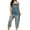 Navy, variant on Women's Juniors Denim Stretch Overalls Adjustable Strap Ripped Distressed Jumpsuit Skinny Fit Jeans Pants,Black,XXL