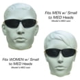 thumbnail image 3 of proSPORT Safety Sunglass ANSI Z87 Protective Outdoor Work Sport Wrap Men Women, 3 of 6