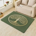 thumbnail image 2 of Tree of Life Area Rugs for Bedroom Living Room - 6x8 ft - Green Carpet for Home Decor - Tree Patterned Decorative Indoor Large Rug - Washable & Soft & Non Slip & Low Pile (ZF&8395), 2 of 7