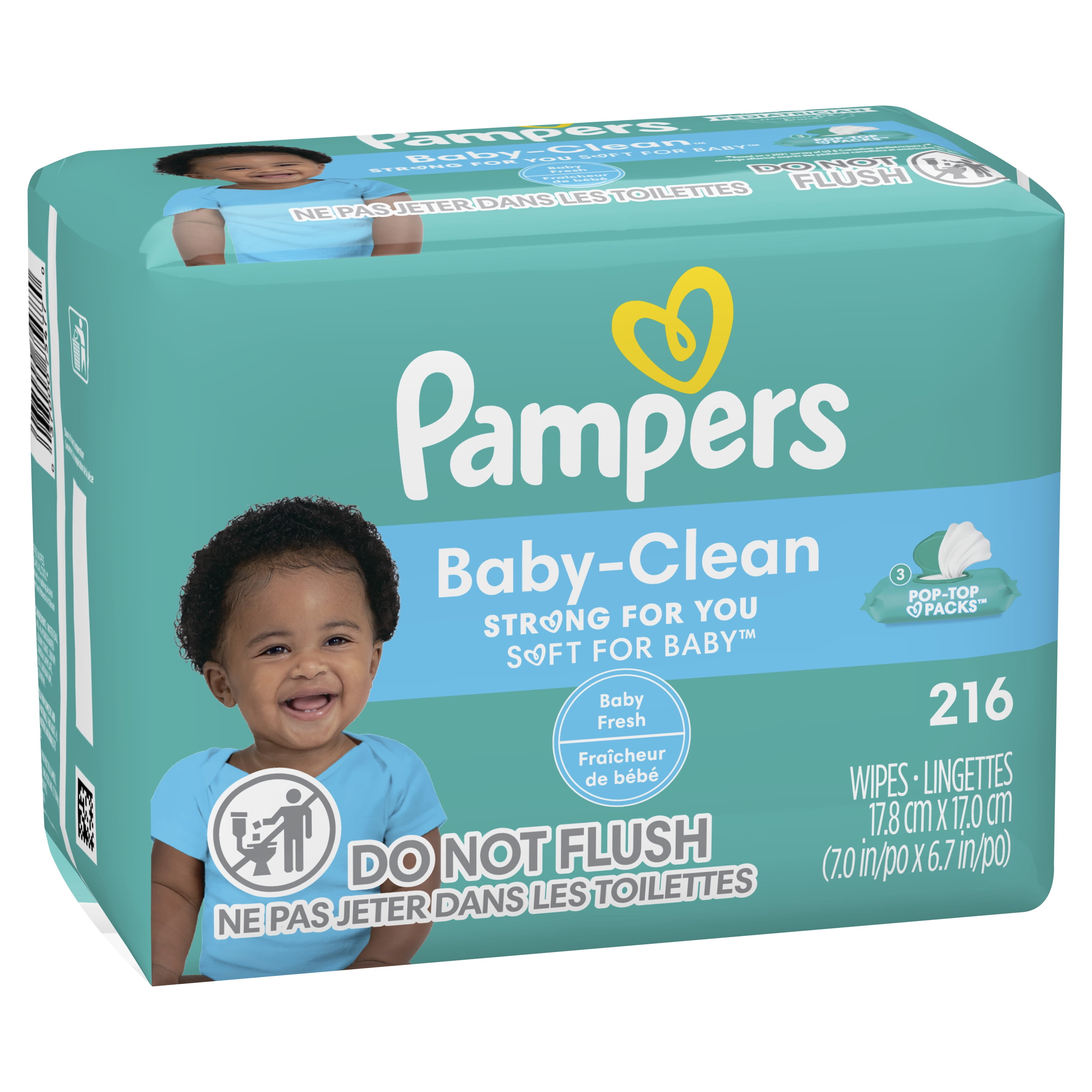 Wegenbouwproces laat staan visueel Pampers Baby Fresh Baby Wipes 3X Flip-Top Packs 216ct (Select for More  Options) - Walmart.com