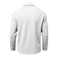 thumbnail image 6 of Hearthz Men Polo Shirts White Quick Dry Mens Shirts Long Sleeve Moisture Wicking Athletic Workout Golf Polos for Men, 6 of 6