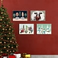 thumbnail image 2 of The Stupell Home Decor Collection Holiday In The Desert Llamas with Cacti and Sweaters Wall Plaque Art, 10 x 0.5 x 15, 2 of 5