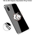 thumbnail image 5 of Case for Samsung Galaxy Note 10 Case 6.3" Clear Back Soft TPU Silicone Ring Holder Gel Bumper Thin Transparent Scratch Resistant Kickstand Protective Case - Silver, 5 of 13