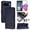 Blue, variant on For Google Pixel 10 Pro XL 6.8" RFID Blocking Protective Purse Case Cat Embossed Strong Magnetic Attachment/Closure, Card Slots/Pocket, PU Leather Flip Wallet Case With Hanging Rope,Blue