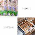 thumbnail image 6 of Placemats Set of 4, Easter Bunny Woven Placemat, Linen Place Mats for Kitchen/Dining Tables, Spring Easter Eggs Floral Pink Plaid Washable Table Mats for Party, 6 of 8