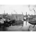 thumbnail image 1 of Mills and Smokestacks in Lowell, Massachusetts, Unframed Photographic Print Wall Art Sold by Art.Com, 1 of 4