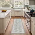thumbnail image 2 of KUETH 2.5X8 Runner Rug Machine Washable, Kitchen Runner Rug for Floor and Hallway, Non Slip Throw Area Rug with Rubber Backing for Living Room、 Entryway、Bedroom and Dining Room, 2 of 7
