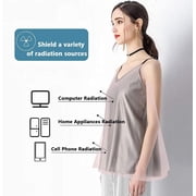 Maternity Protection Suit,Anti-Radiation Dresses 100% Silver Fiber Shield for Women Electromagnetic Radiation Protective Tanks Clothes