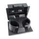 thumbnail image 1 of Kenally Portavasos para consola central, divisor de inserción, caja de almacenamiento de botellas de fácil instalación, contenedor de bebidas, Automoción decorativa y accesorios Negro Kenally VI002474-02B, 1 of 6