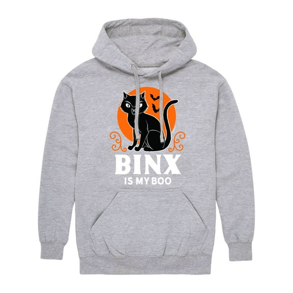 Hocus Pocus - Binx Is My Boo - Men's Pullover Hooded Fleece Sweatshirt
