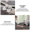 thumbnail image 6 of Btargot Zipper Comforter for Kids Moon Satrs Glow-in-the-Dark Space Theme Plush Bedding Set, 6 of 12