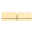 thumbnail image 2 of 2Pcs Brass Humbucker Pickup Cover, Excellent Sound, Closed Design, Easy Installation For Common Electric Guitars, 2 of 8