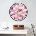 Acrylic Round Wall Clock Battery Operated Silent NonTicking Decorative
