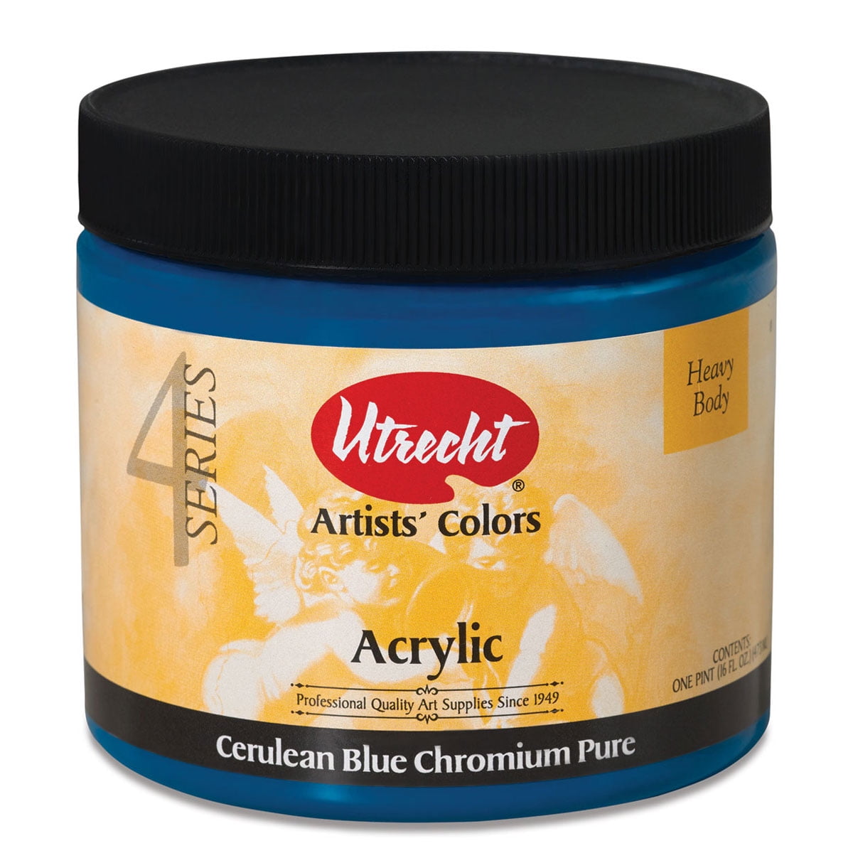 Utrecht Artists' Acrylic Paint - Cerulean Blue Chromium, Pint