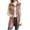 Pink, variant on QIYAGBSA Waffle Knit Vest for Women Long Sleeveless Cardigan Vest Button Down Lapel Collar Flap Pockets Side Slits Soft Layering Fall Spring Casual Errands Travel (Black, 2XL)