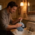 thumbnail image 6 of Ynsdnzl Sheep Hand Towel For Kitchen & Bathroom, Cute Animal-Shaped Chenille Towel, Absorbent Hanging Towel With Loop For Home Decor, 19X17Cm, 6 of 6