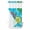 Blue Green, variant on No Hook Summer Swimming Pool Shower Curtain with Snap in Liner Set, Floral Plumeria Palm Leaves Waterproof Fabric Bathroom Curtains with See Through Top Window, Hotel Style Small 36 x 72 Inch