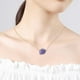 thumbnail image 3 of Collar de piedra Gema pequeña Joyas únicas Regalos con cadena para niñas Violeta Hugo Collar colgante, 3 of 9