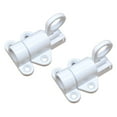 thumbnail image 2 of serony 2pcs/set Cabinet Pull Ring Spring Load Automatic Door Latch Hasp Lock White, 2 of 7