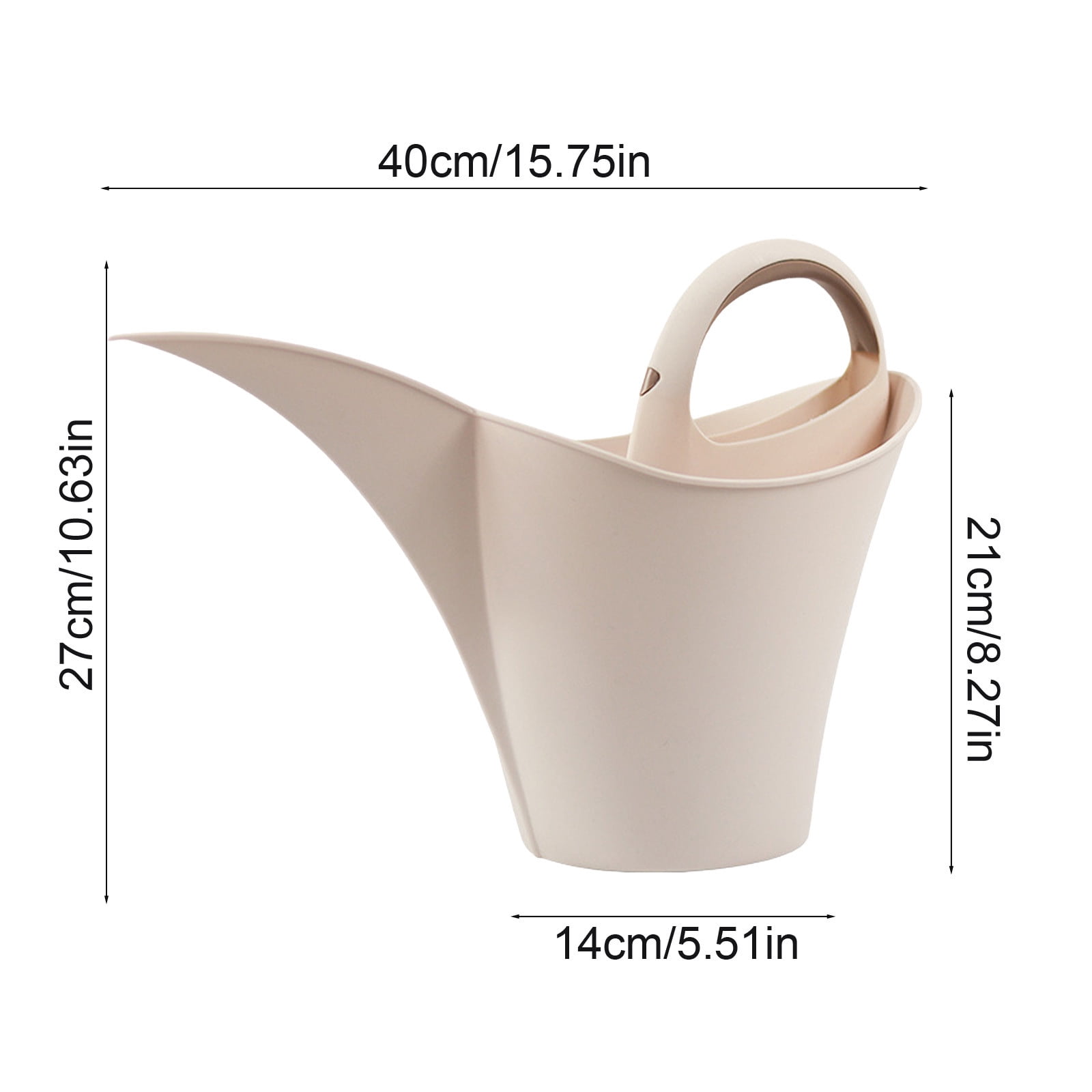 Lunxisen 4 Pcs Watering Can for Plants Large Capacity Thickened Durable Long Spout Indoor Outdoor Gardening Essential Tool for Home Garden