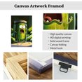 thumbnail image 5 of ZHONGYUTONG Funny Kitchen Canvas Wall Art Whimsical Food Art Pictures Fruit Vegetable Painting Humorous Poster Prints for Kitchen Dining Room Decor Framed (24.00" x 36.00"), 5 of 5