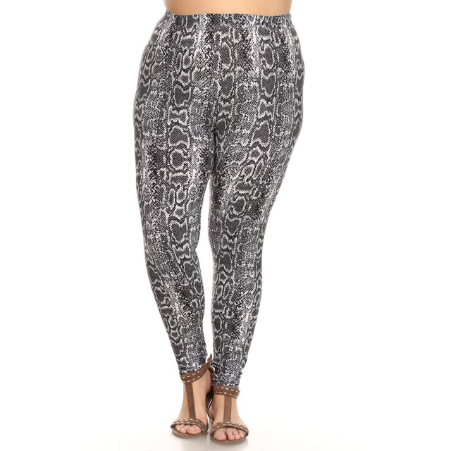 White Mark Leggings Imprimés pour Femmes
