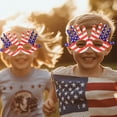 thumbnail image 4 of Twfbrm American Flag Glasses Fourth of July Eyeglasses Patriotic Party Costume Photo Props Eyewear for Independence Day Souvenir Party 4th of July USA Flag Party Favors, 4 of 6