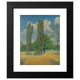 thumbnail image 2 of Gustave Loiseau 20x24 Black Modern Framed Museum Art Print Titled - Poplars, 2 of 5