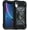 Black, variant on Compatible with iPhone XR Case 6.1 Inch with Ring Stand, Heavy-Duty Military Grade Shockproof Phone Cover with Magnetic Car Mount for iPhone XR 6.1. (Avocado)