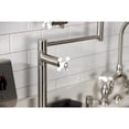 thumbnail image 4 of Kingston Brass KS4708PX Metropolitan Deck Mount Pot Filler Faucet, Brushed Nickel, 4 of 8