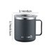 thumbnail image 3 of Taza de Acero Inoxidable Aislada, Térmica de Doble Pared con Tapa, 400ml, Taza de Café Sellada al Vacío para Oficina, Viajes, con 9.5cm de Altura, 8cm de Diámetro., 3 of 8