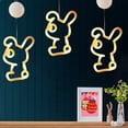 thumbnail image 5 of WEGFTDUOP Easter Bunny LED Suction Cup Hanging Light - Multicolor Indoor Window Decor for Festive Home Parties, 5 of 6